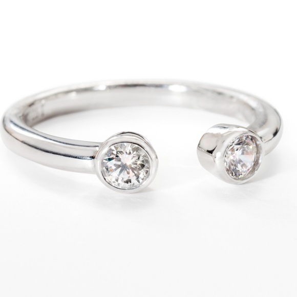 Touchstone Crystal by Swarovski Open Mind Ring - Picture 1 of 2